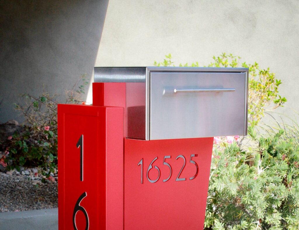 Stainless Steel Mailbox with Post, Customized Mailbox