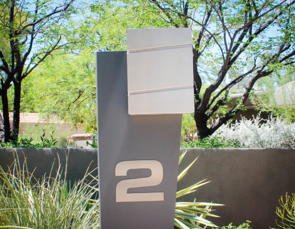 Stainless Steel Mailbox with Post, Modern Mailboxes