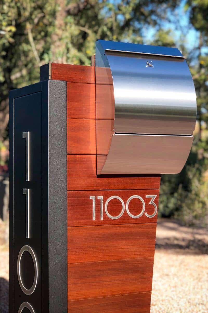 Custom Stainless Steel Mailbox